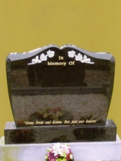 Black Granite SM006 on Black Sub Base + Limestone Base
