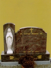 Paradiso Granite SM015 with Grotto & statue of Our Lady
